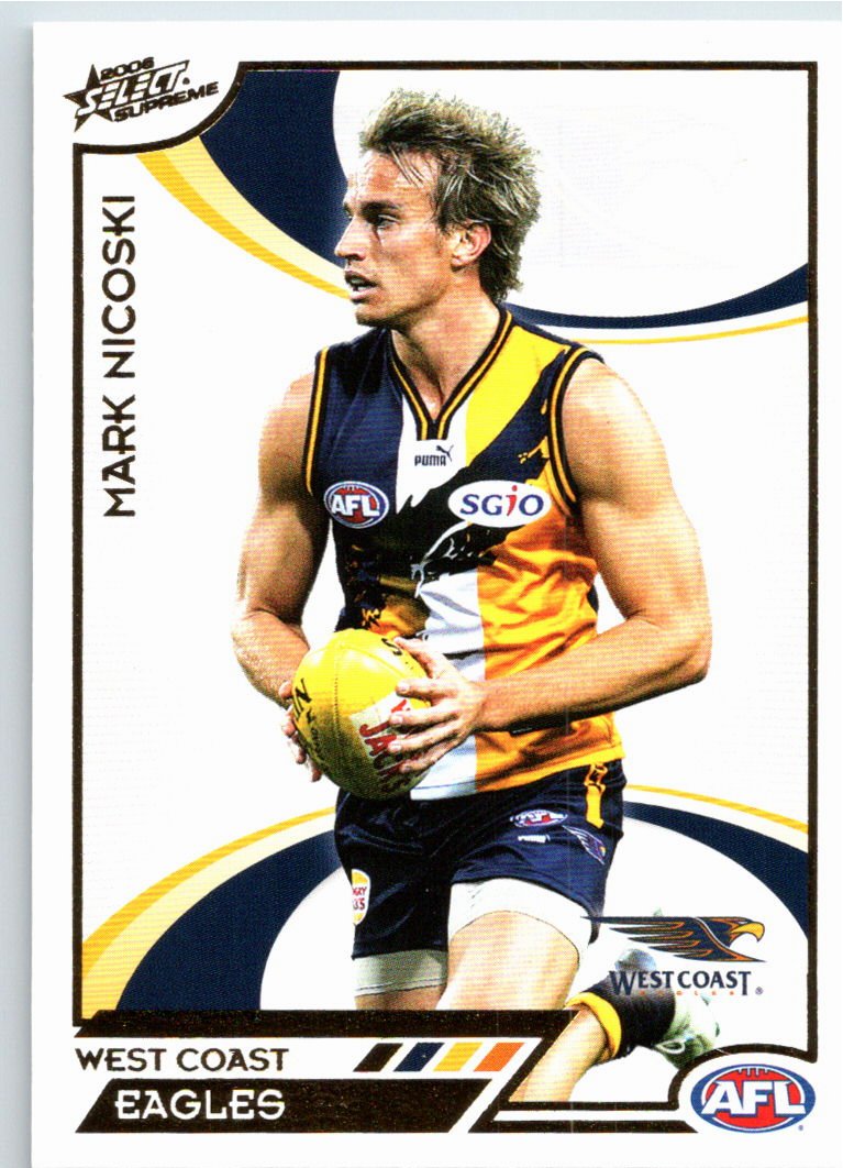 MARK NICOSKI #178 2006 Select AFL Supreme