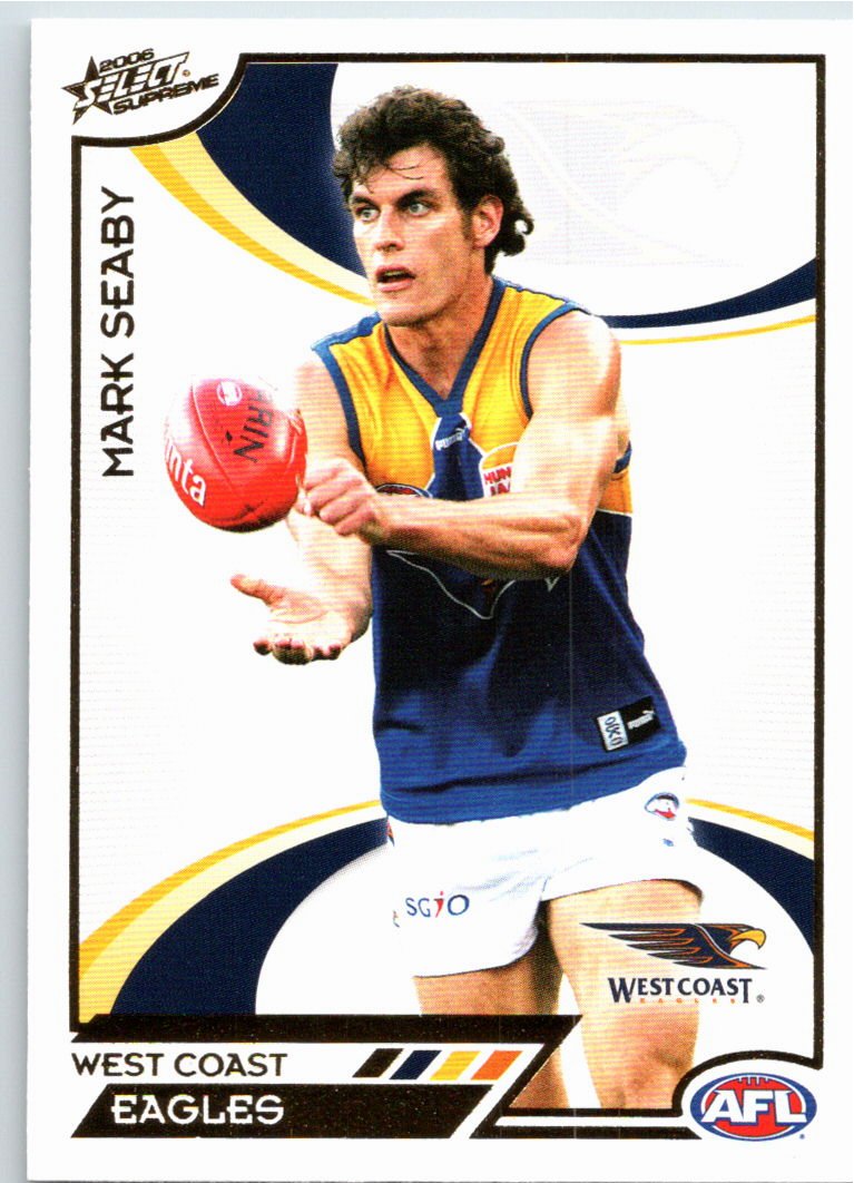 MARK SEABY #179 2006 Select AFL Supreme