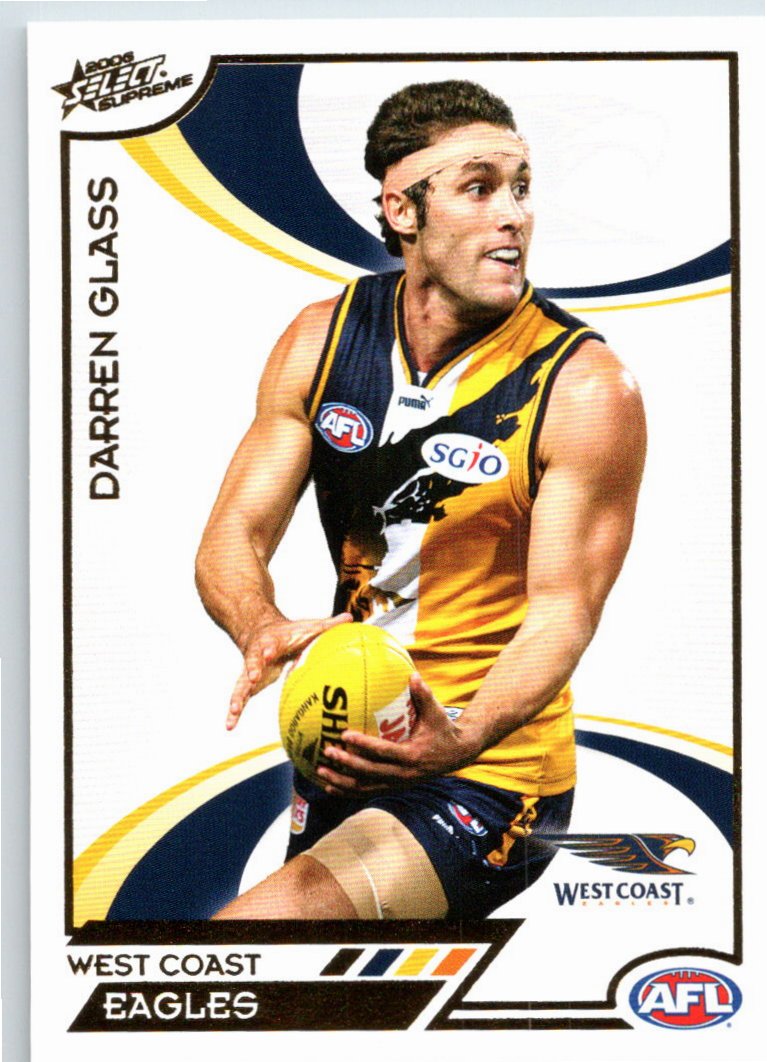 DARREN GLASS #182 2006 Select AFL Supreme
