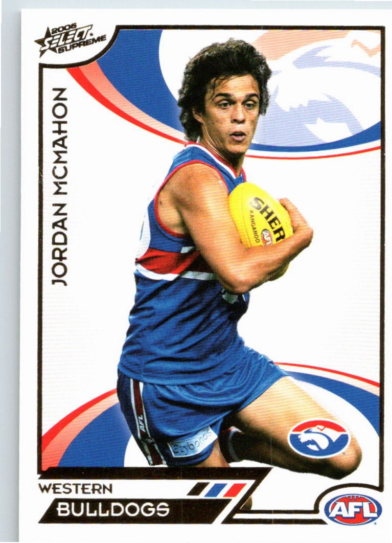 JORDAN McMAHON #189 2006 Select AFL Supreme