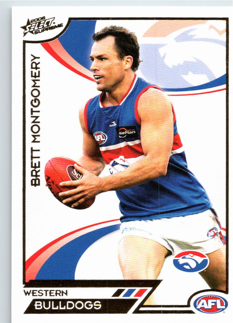 BRETT MONTGOMERY #192 2006 Select AFL Supreme