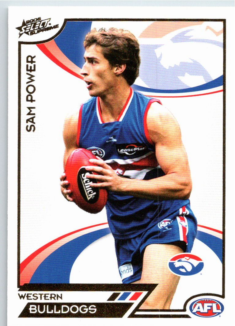 SAM POWER #193 2006 Select AFL Supreme