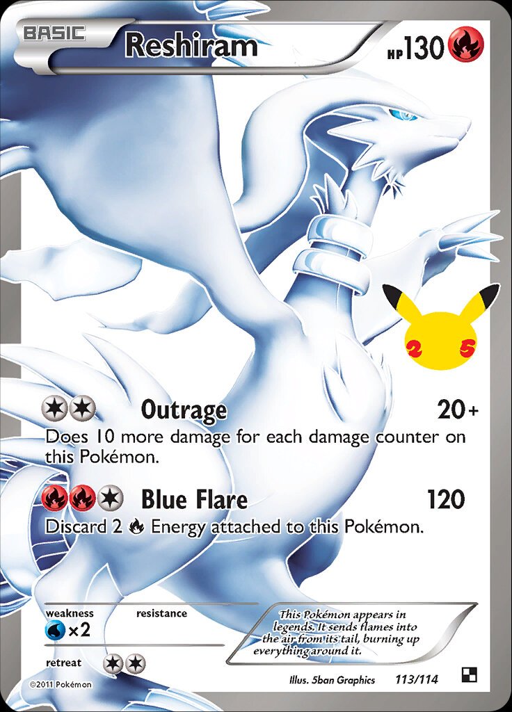 Reshiram 113/114 celebrations-classic-16