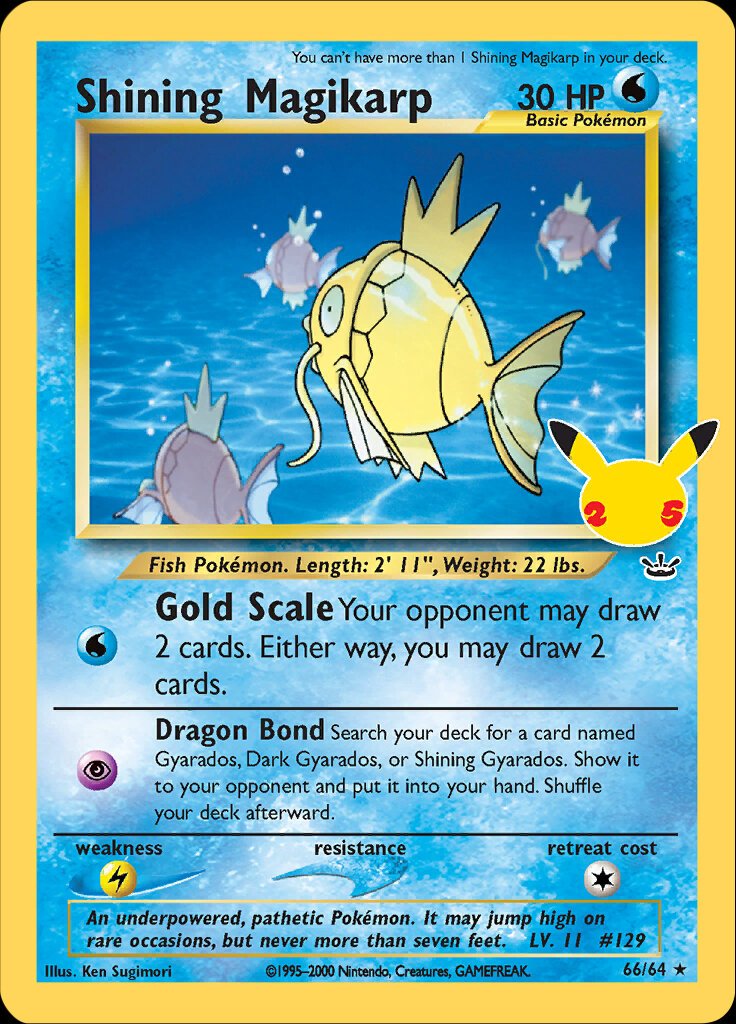 Shining Magikarp 66/64 celebrations-classic-19