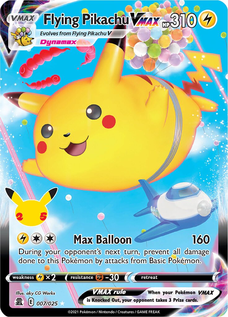 Flying Pikachu VMAX 007/025 celebrations-7