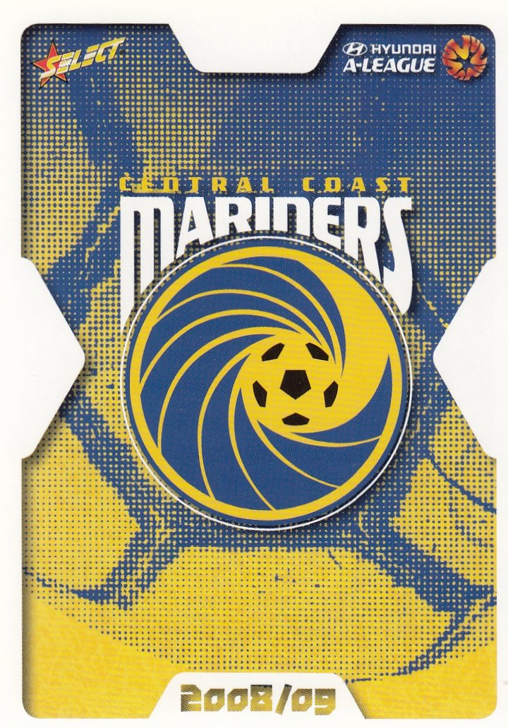 Central Coast Mariners Logo Card 2008a-league-018