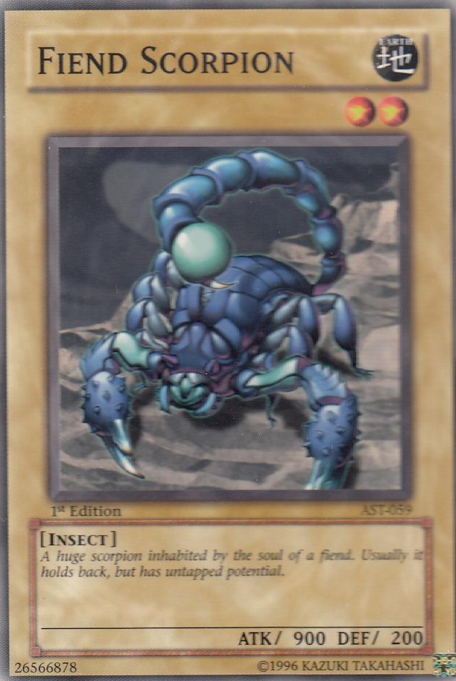 Fiend Scorpion Ancient Sanctuary ast-059