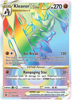 Kleavor VSTAR 196/189 Astral Radiance