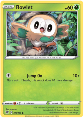 Rowlet 019/189 Astral Radiance