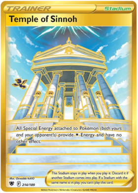 Temple of Sinnoh 214/189 Astral Radiance