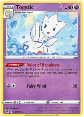 Togetic 056/189 Astral Radiance