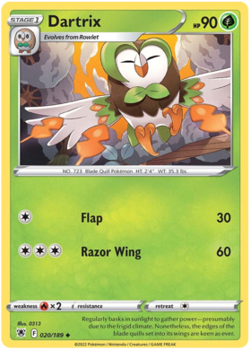 Dartrix 020/189 Astral Radiance