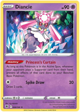 Diancie 068/189 Astral Radiance