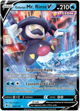 Galarian Mr. Rime V 049/189 Astral Radiance