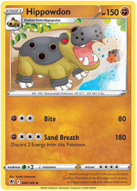 Hippowdon 080/189 Astral Radiance