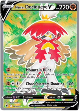 Hisuian Decidueye V 173/189 Astral Radiance