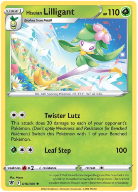 Hisuian Lilligant 016/189 Astral Radiance