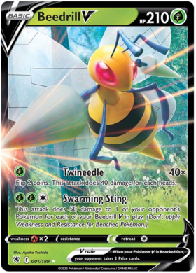 Beedrill V 001/189 Astral Radiance