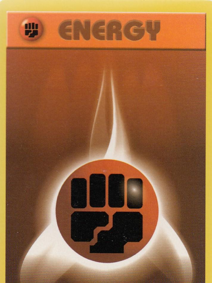 Fighting Energy 97/102 Base Set Unlimited Common