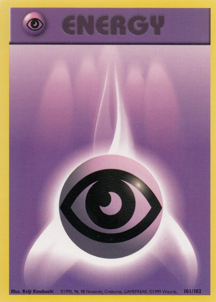 Psychic Energy 101/102 Base Set Unlimited Common
