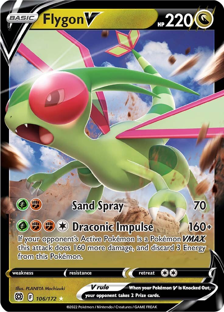 Flygon V 106/172 brilliant-stars-106