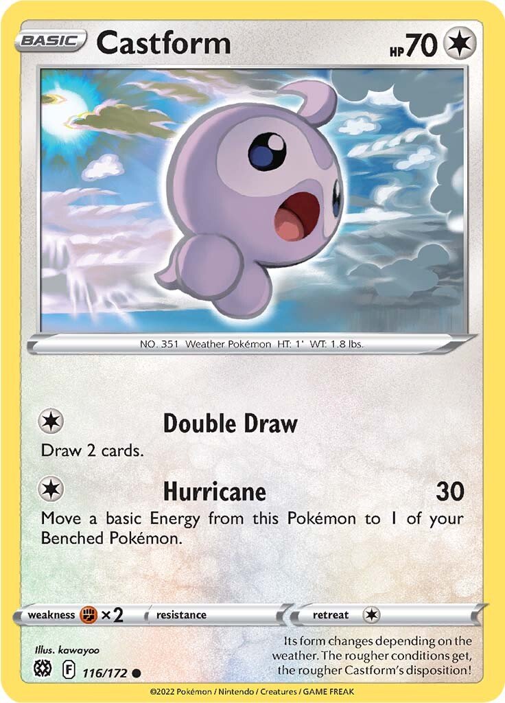 Castform 116/172 brilliant-stars-116