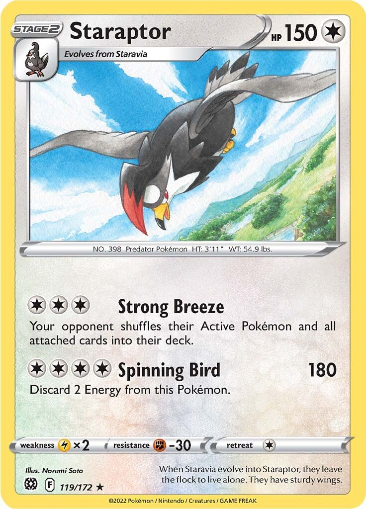 Staraptor 119/172 brilliant-stars-119