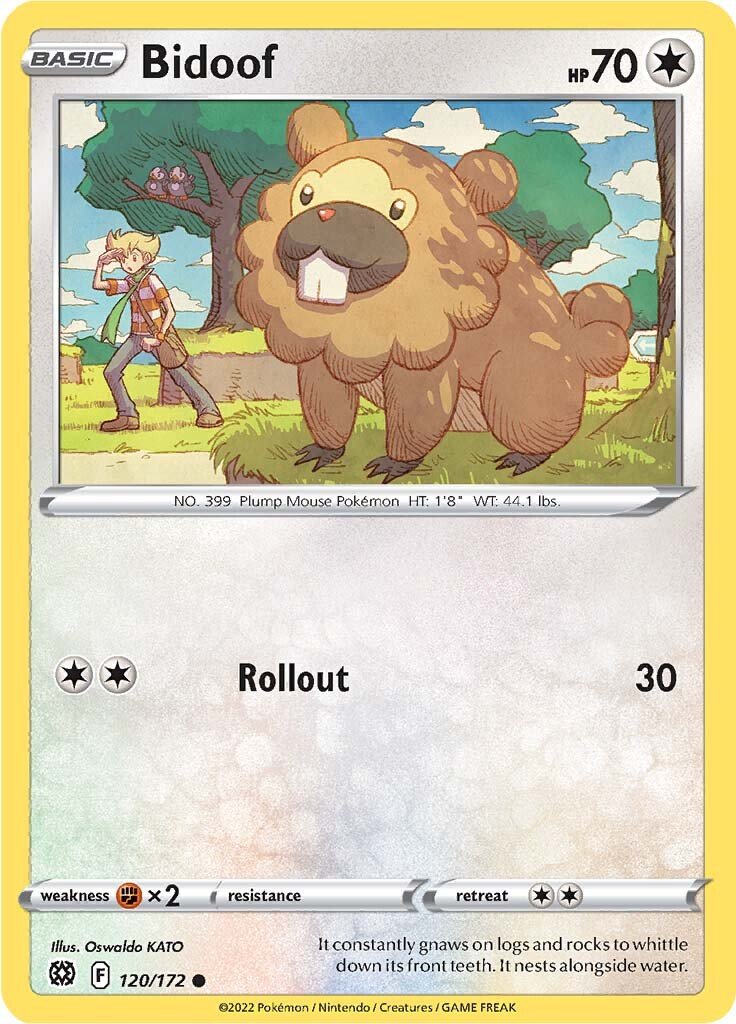 Bidoof 120/172 brilliant-stars-120