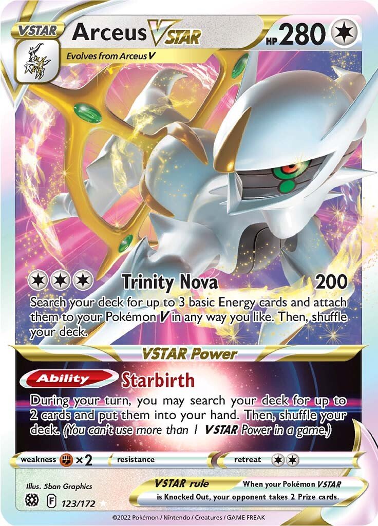 Arceus VSTAR 123/172 brilliant-stars-123