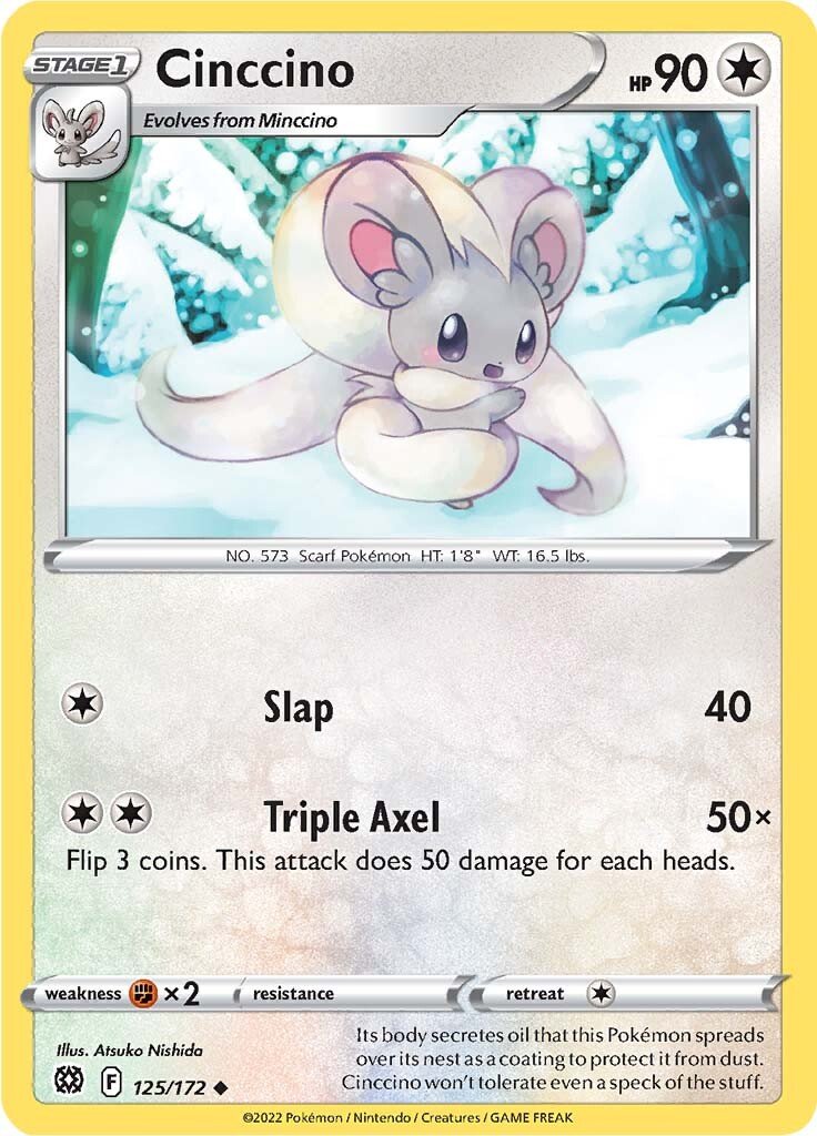 Cinccino 125/172 brilliant-stars-125