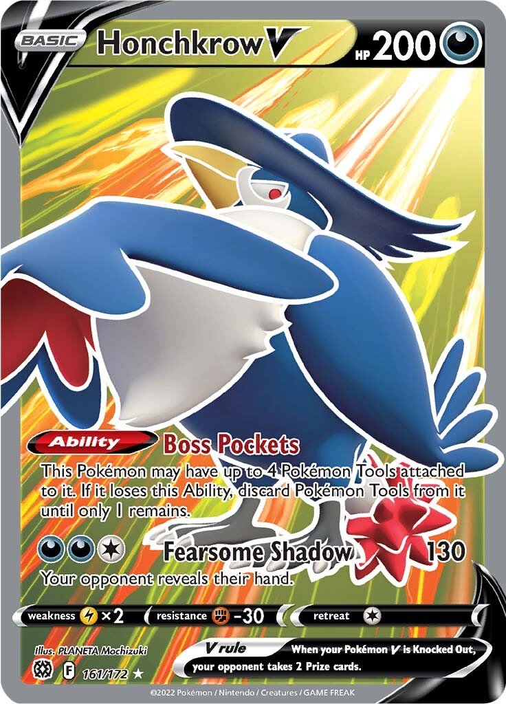 Honchkrow V (Full Art) 161/172 brilliant-stars-161