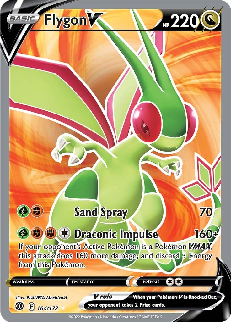 Flygon V (Full Art) 164/172 brilliant-stars-164