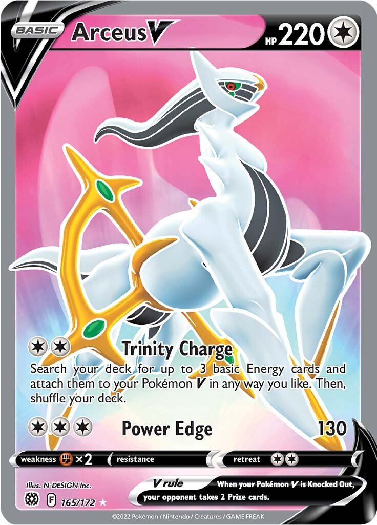 Arceus V (Full Art) 165/172 brilliant-stars-165
