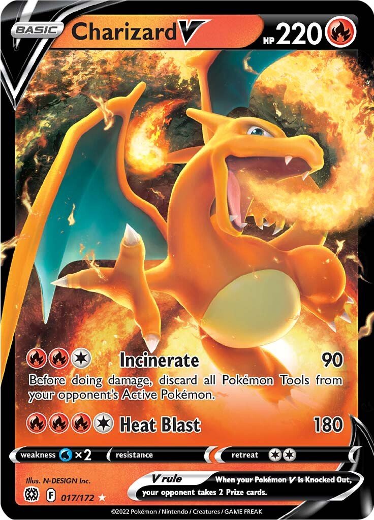 Charizard V 017/172 brilliant-stars-17