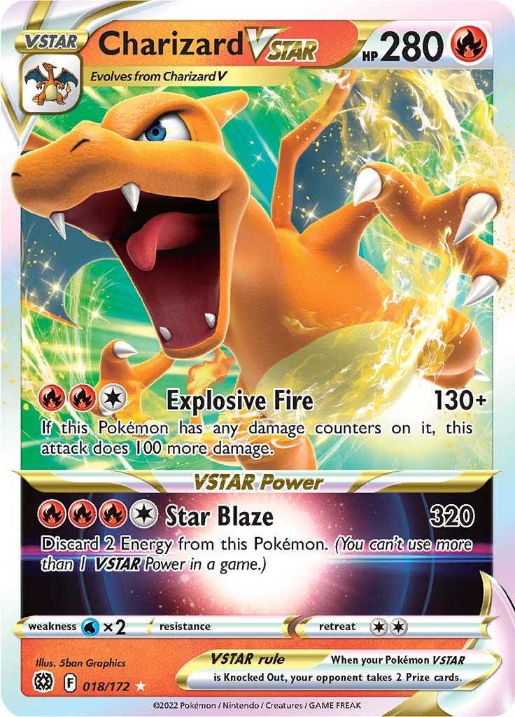 Charizard VSTAR 018/172 brilliant-stars-18