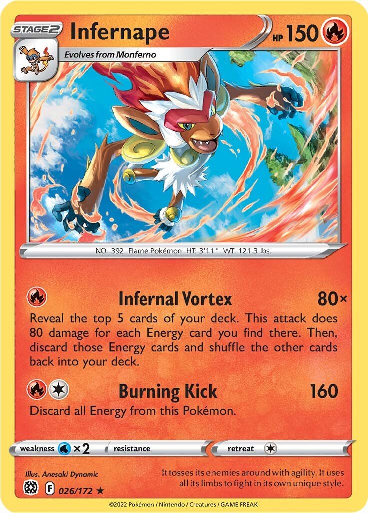Infernape 026/172 brilliant-stars-26
