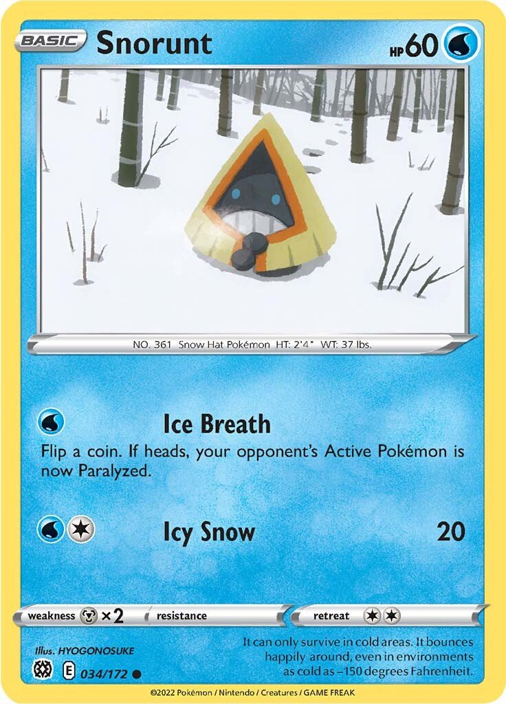 Snorunt 034/172 brilliant-stars-34