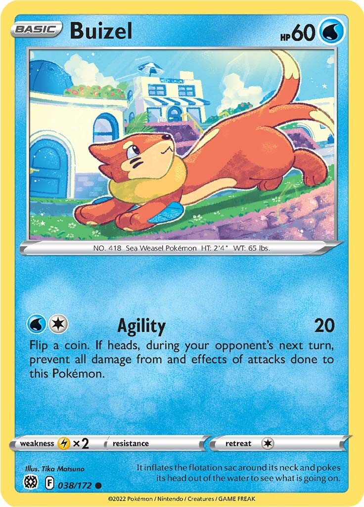 Buizel 038/172 brilliant-stars-38