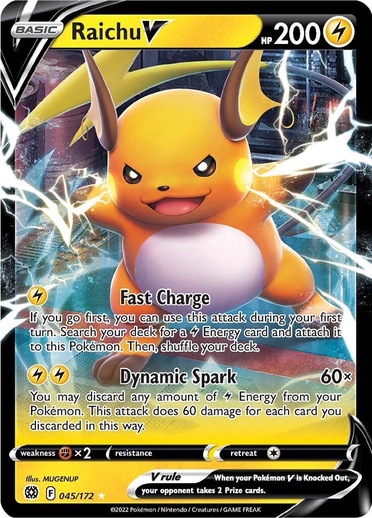 Raichu V 045/172 brilliant-stars-45