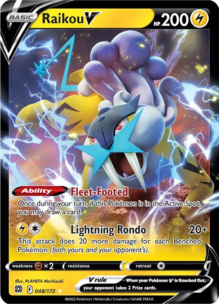 Raikou V 048/172 brilliant-stars-48
