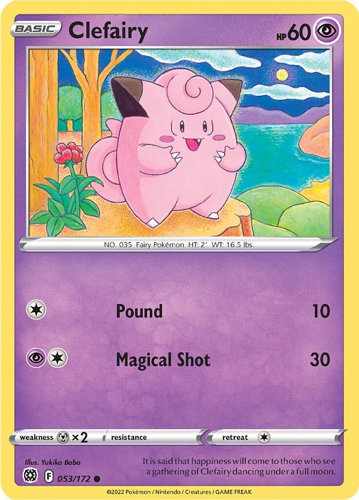 Clefairy 053/172 brilliant-stars-53