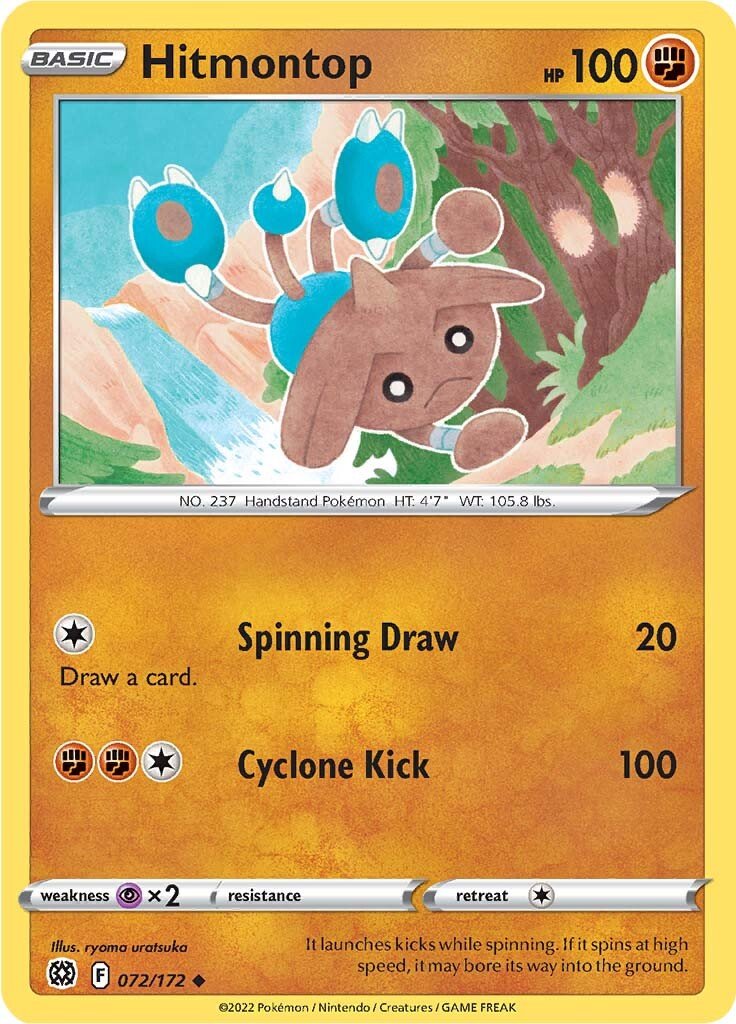 Hitmontop 072/172 brilliant-stars-72