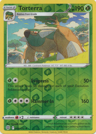 Torterra 008/172 Reverse Holo brilliant-stars-rh-8