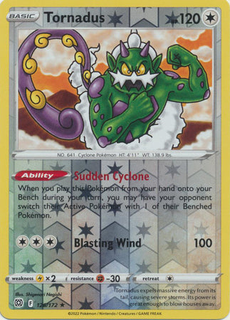 Tornadus 126/172 Reverse Holo brilliant-stars-rh-100