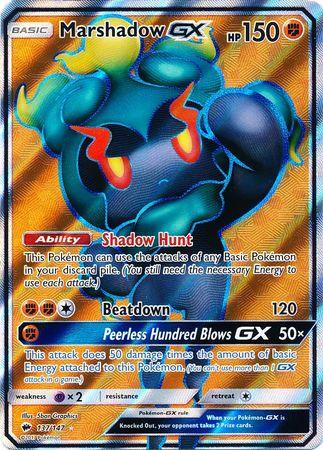 Marshadow GX (Full Art) 137 /147 burning-shadows-137