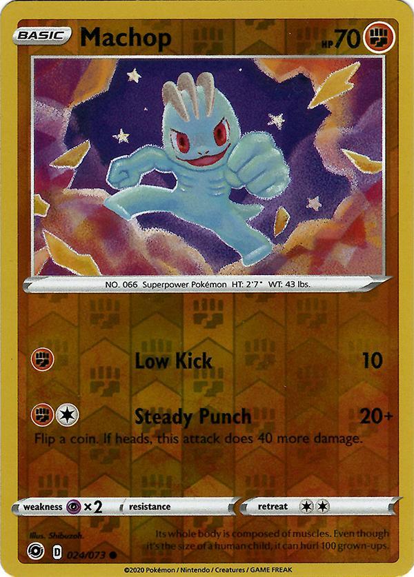 Machop 24 / 73 Reverse Holo champions-path-rh-13