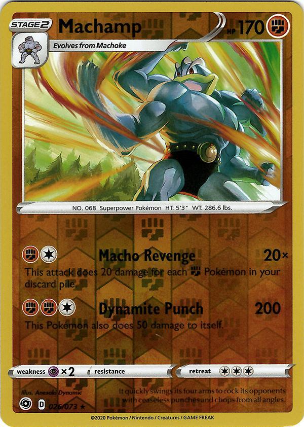 Machamp 26 / 73 Reverse Holo champions-path-rh-15
