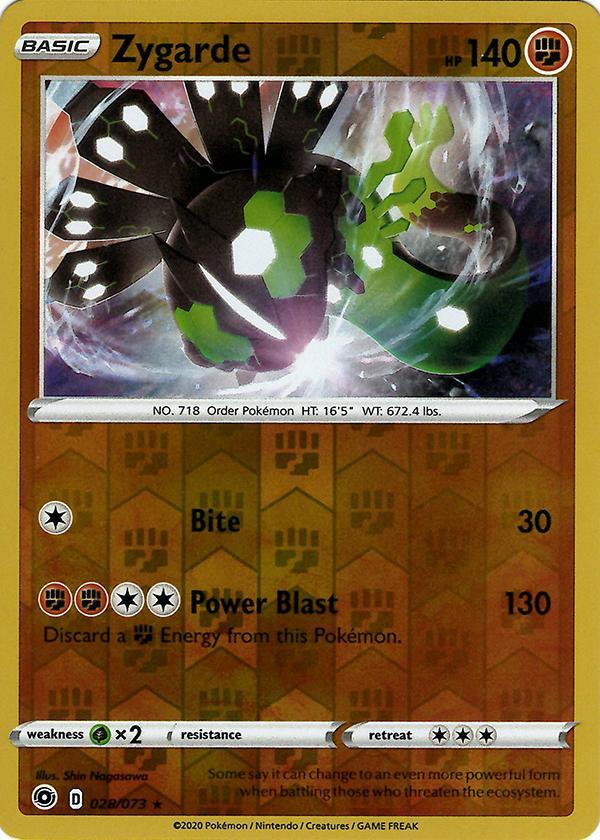 Zygarde 28 / 73 Reverse Holo
