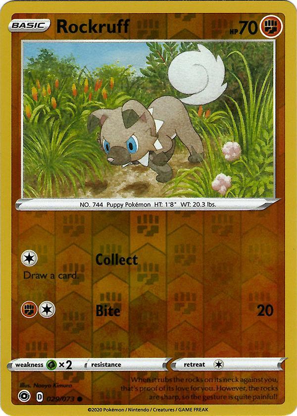 Rockruff 29 / 73 Reverse Holo champions-path-rh-17