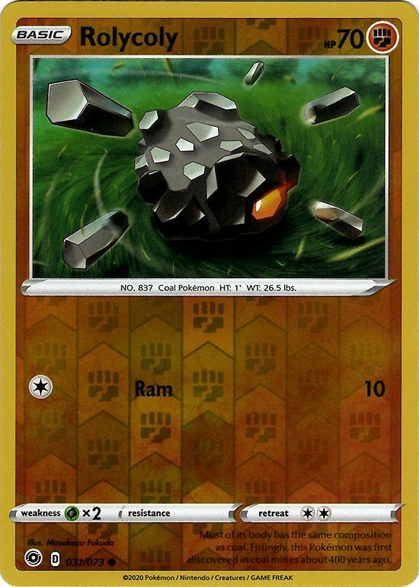 Rolycoly 31 / 73 Reverse Holo champions-path-rh-19